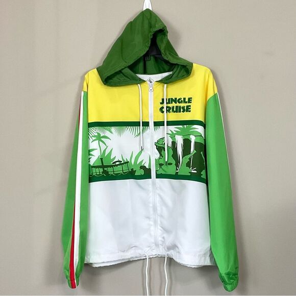 Disney Parks Jungle Cruise Jacket Windbreaker NWT Hooded Magic Kingdom Sz 3X - Picture 7 of 7